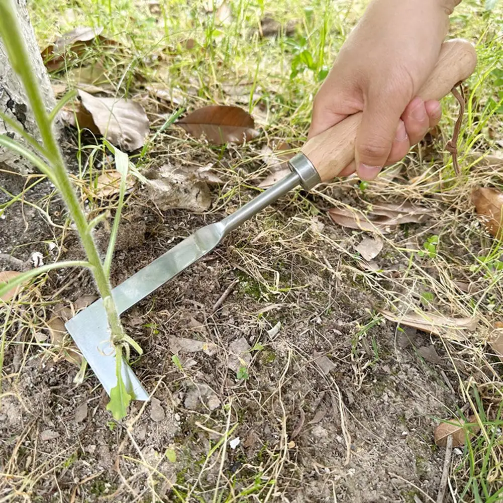 Herramienta de deshierbe Manual en forma de L, deshierbe de grietas y Extractor de malezas para jardín, suministros agrícolas y bonsái