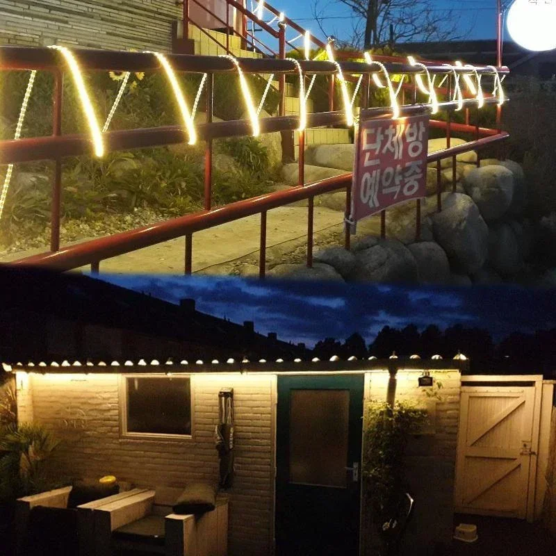 EU Plug 220V Led Strip Waterproof LED Lights Strip 220V Flexible Ribbon for Room Bedroom Kitchen Outdoor Garden Lighting