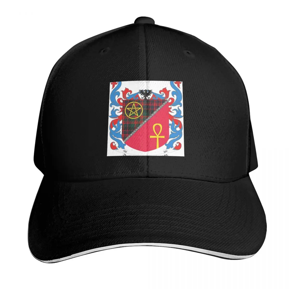 Enchanted Circle of light Coven Crest Baseball Cap Adjustable Buckle Closure Moisture Wicking Quick Dry Curved Brim Classic Fit