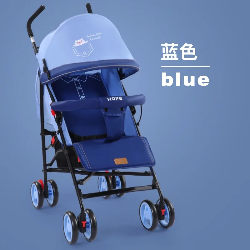 

Baby stroller children can sit on a lie-down stroller can be folded easily a simple baby parachute