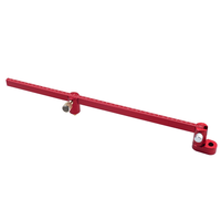 A96I-Adjustable Drawing Circle Ruler,Aluminum Compass Scribe Center Finder,Woodworking Fixed-Point Circle Line Gauge