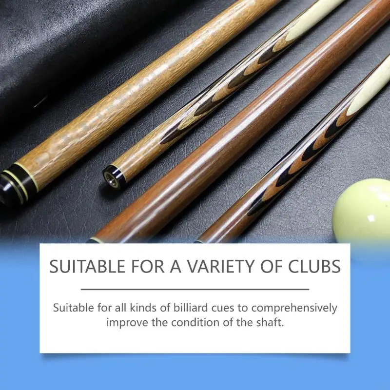 Q84C Pool Cue Polishing Cire Polishing Wax Billard Cue Cue longue durée hydratante en profondeur