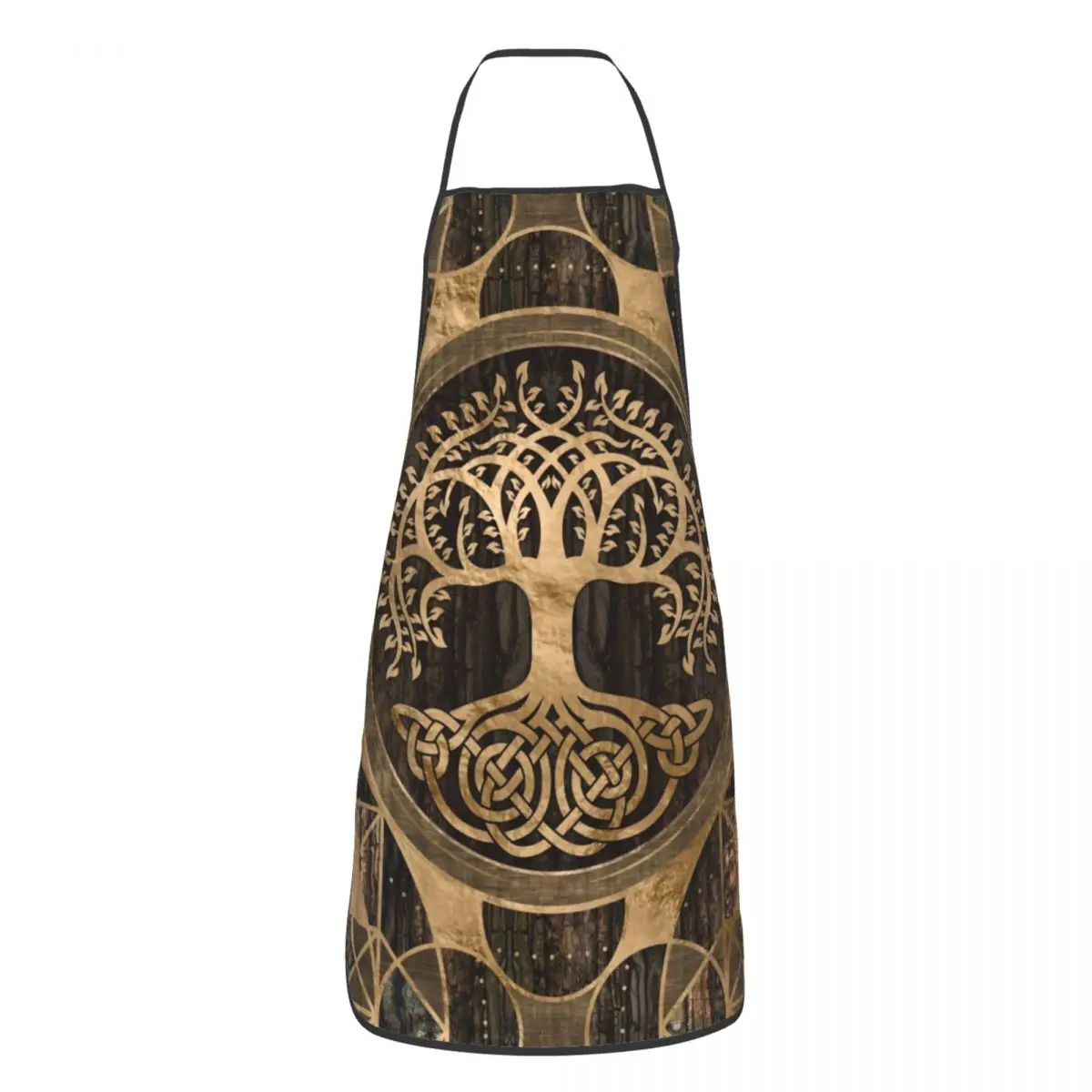 Tree Of Life Yggdrasil Funny Apron Men Women Viking Norse Adult Unisex Kitchen Chef Bib Tablier Cuisine Cooking Baking Gardening