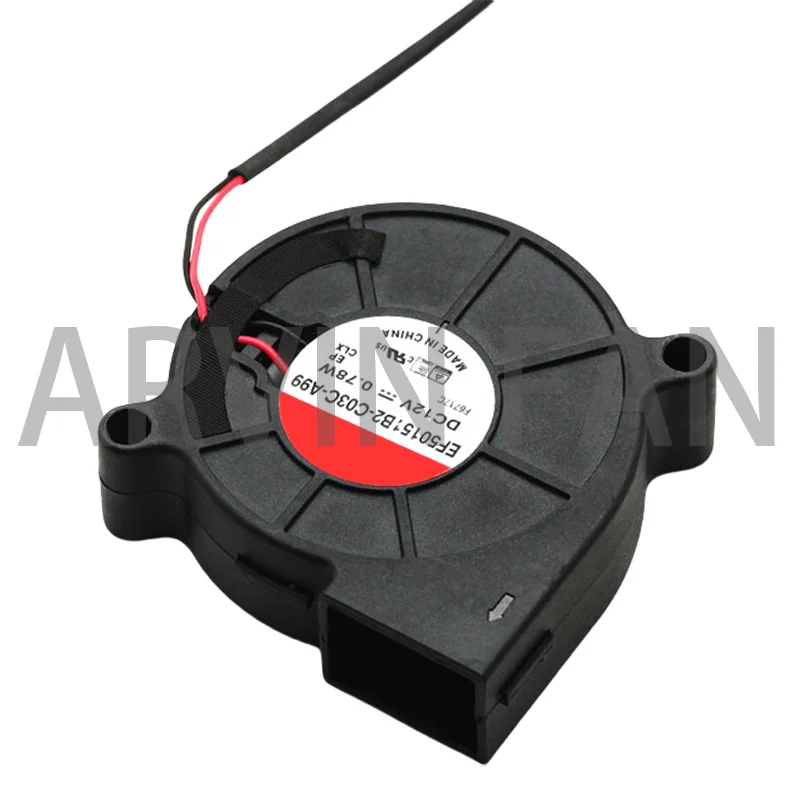 新しい 5 センチメートル EF50151B2-C03C-A99 12V 0.78W 5015 ミュートサイレントブロワーファンタービン冷却ファン