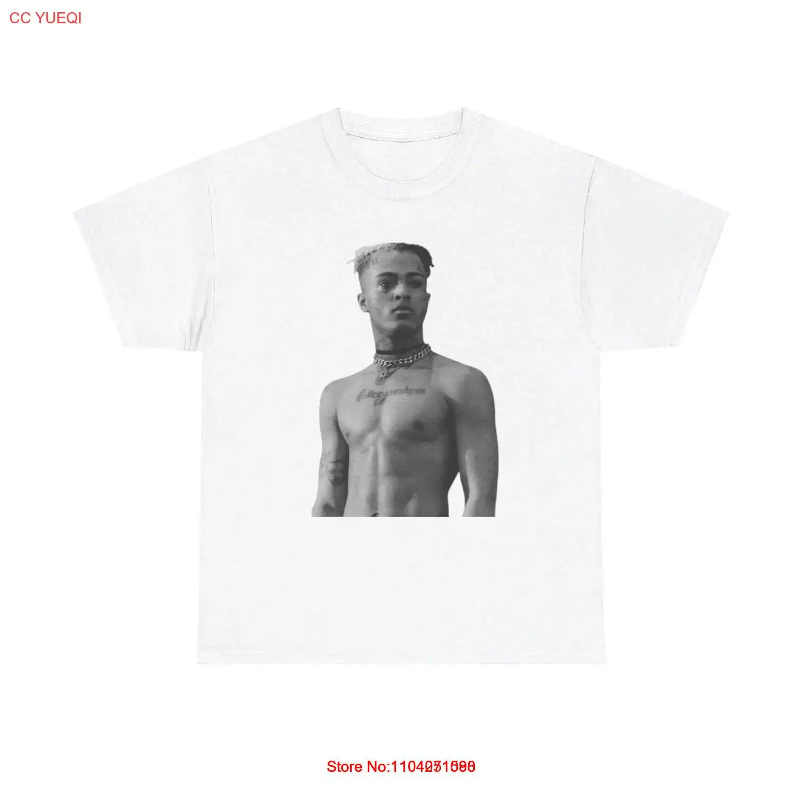 Jahseh Onfroy T-Shirt - black white art vintage hip hop rap culture 17 vibes rip