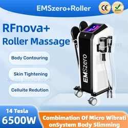 Nowy EMSZERO Utrata masy ciała 200HZ 6500W dlsEMSLIM Uchwyt do modelowania sylwetki + rolka Maszyna 2 w 1 HI-EMT Nowy produkt Salon