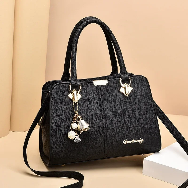 2024 Winter New Fashion Middle-aged Mom Bag Large Capacity Handbags Simple Shoulder Crossbody Bags