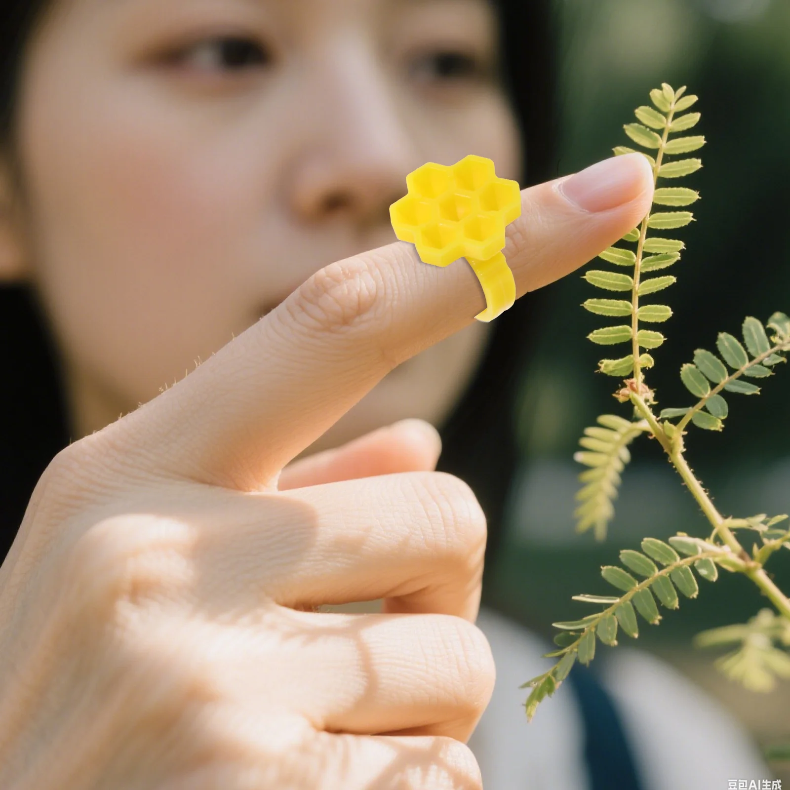 250 Uds anillo de pegamento para pestañas taza diseño hexagonal soporte de pegamento de precisión suministros de extensión de pestañas portátiles Mini bandeja de 3,5x5mm