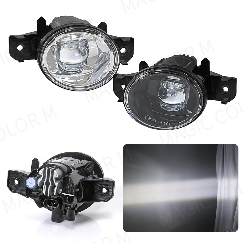 2szt Samochodowe światła przeciwmgielne przedni zderzak Światła do jazdy dziennej DRL Do Nissan X-Trail Altima Sylphy Almera QASHQAI March Pathfinder 12V