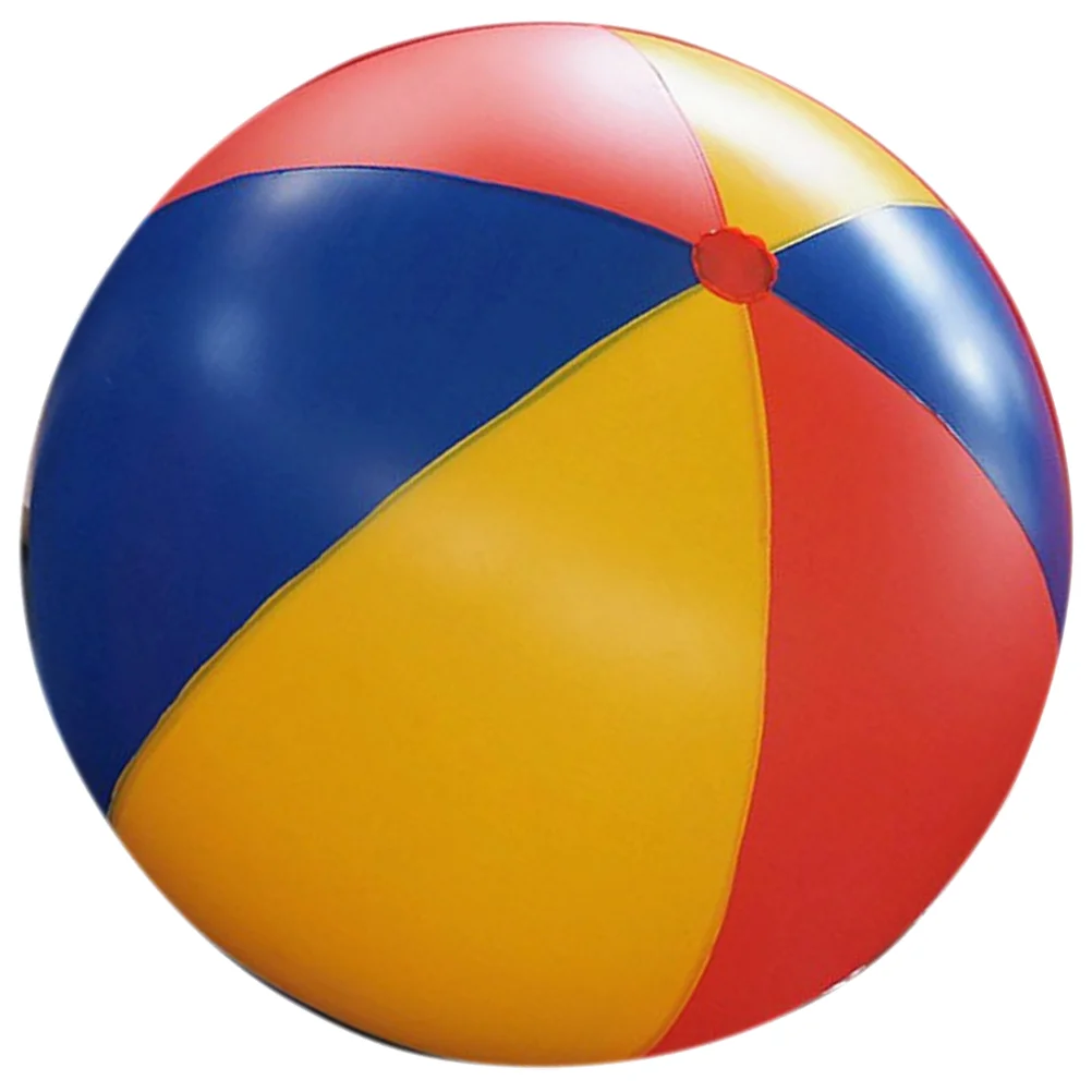 

Tots Toys Beach Ball Sports Inflatable Balls Bulk Oversized Teenagers Blowing up Colorful Child