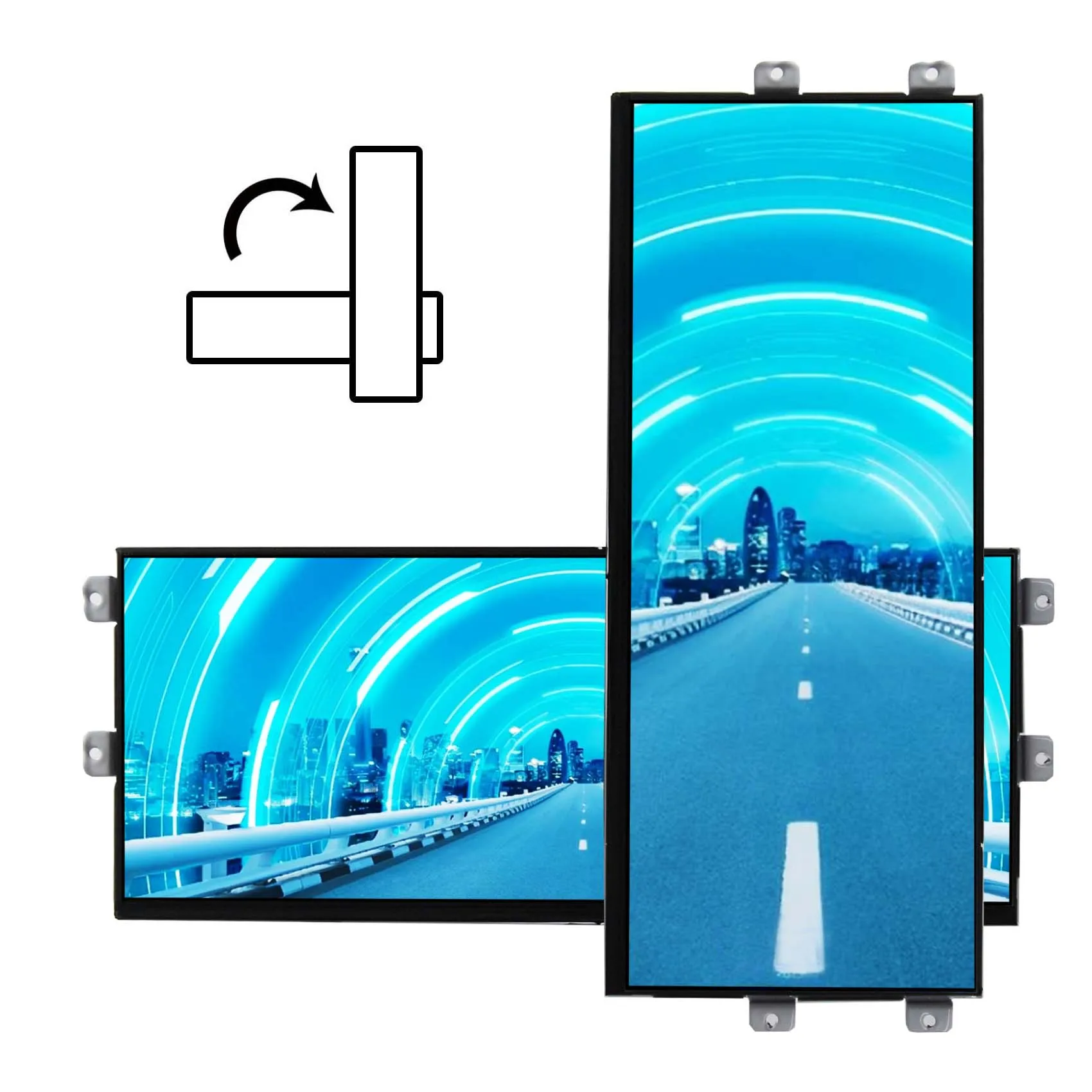 

12.3 inch 2400x900 2K IPS USB Type C LCD Monitor For D31 PC Case