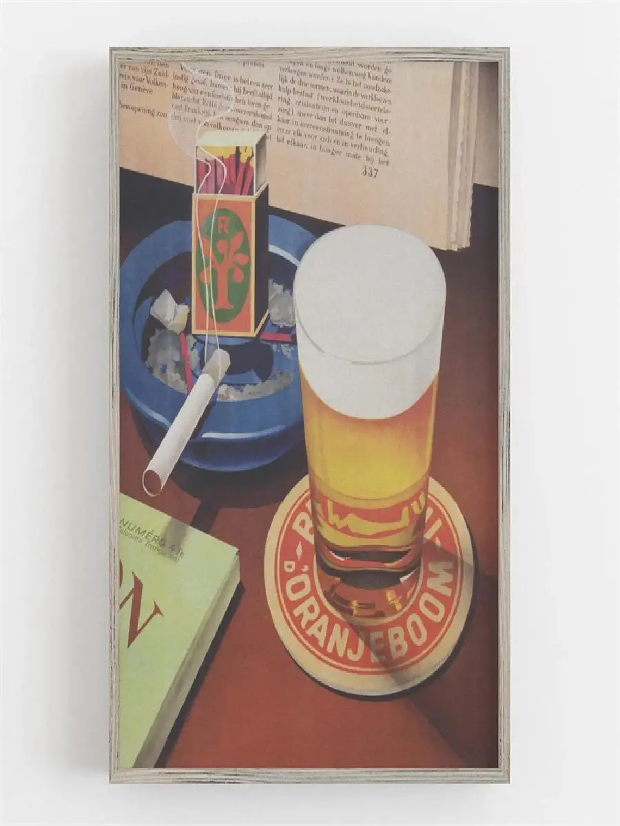 Vintage Rodeo Poster Beer and Cigarette Print Canvas Painting Wall Art for Retro Bar Living Room Home Decor