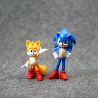 Original Sonics Miles Prower Hedgehog Figures Cartoons Action Figure Models Collection Ornaments Children Toys