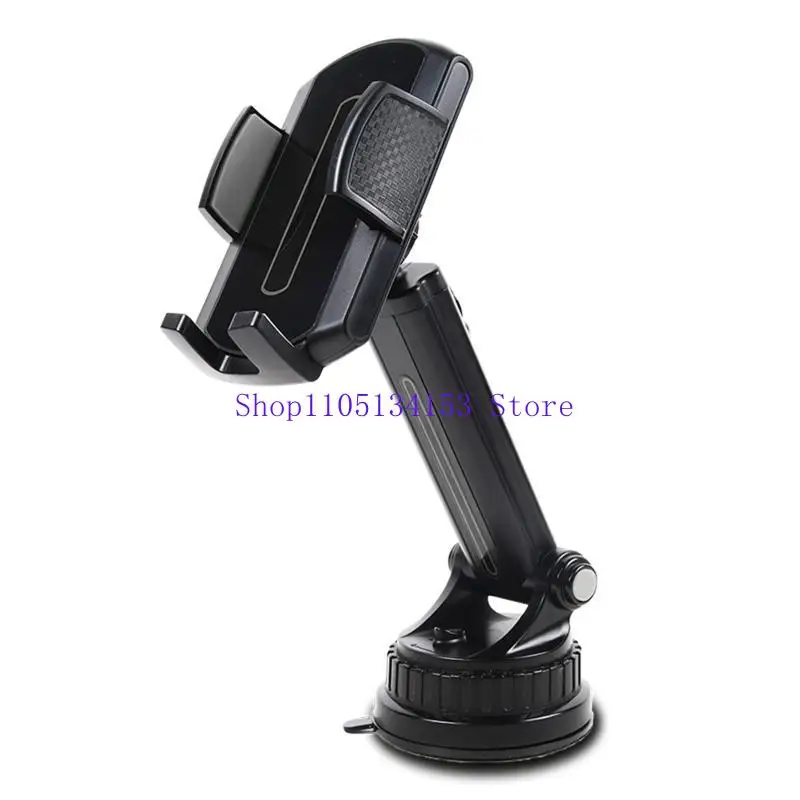hg89 Car Phone Gooseneck Windshield Mount Cradle Suction Cup for 60-96mm Width Devices Free Rotations Universal Stand