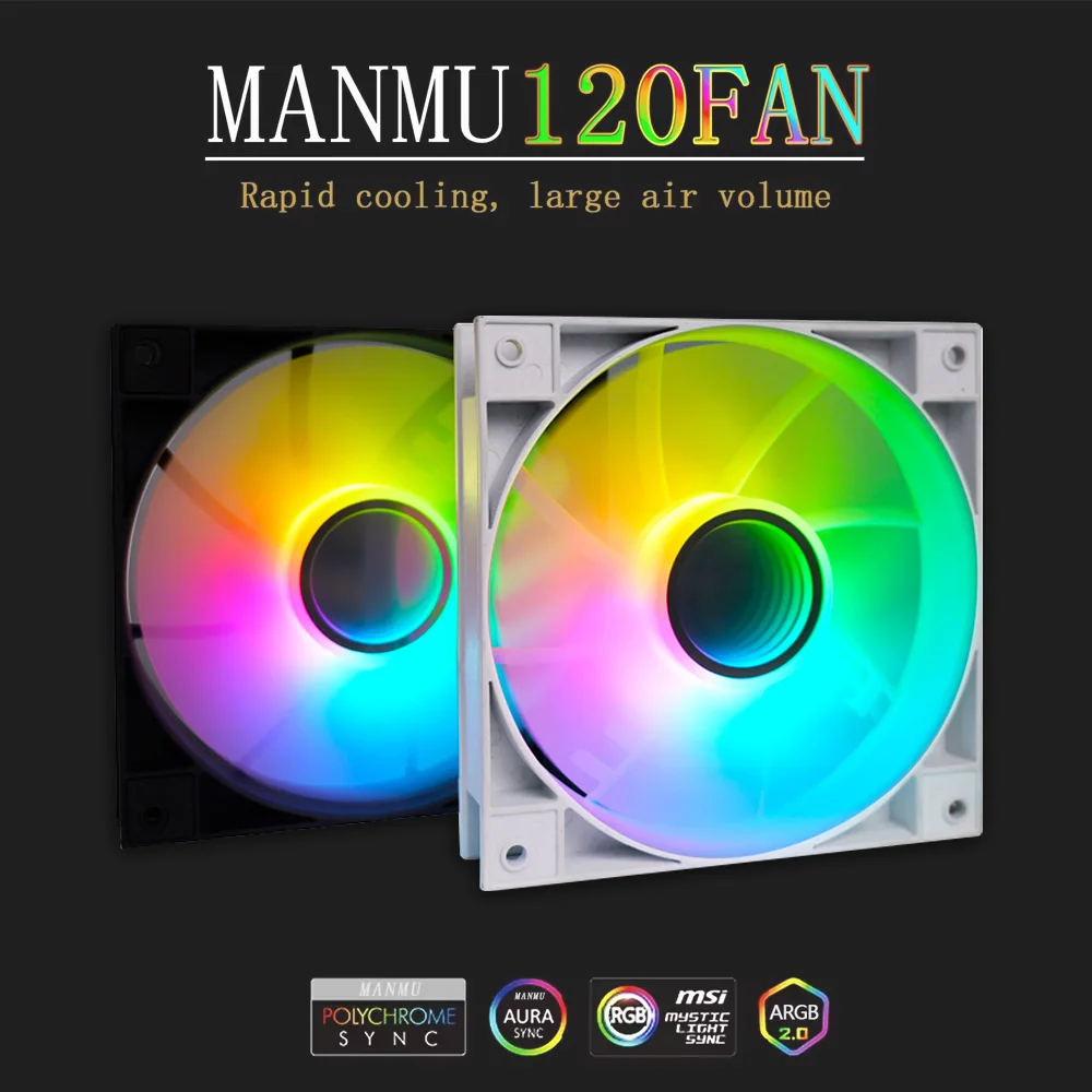 Pc Gaming Ff - MANMU 12V Fan 120mm Pwm pc