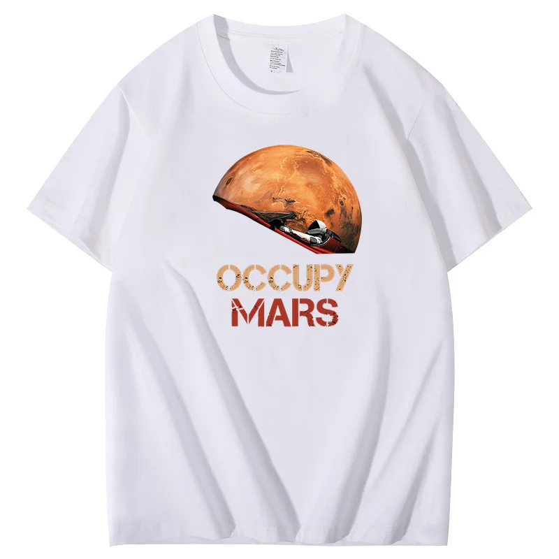 Space Explorer Classic Fashion Graphic T Shirts Summer New Shirts And T-Shirts Cotton Short Sleeve T-Shirts Print T Shirt