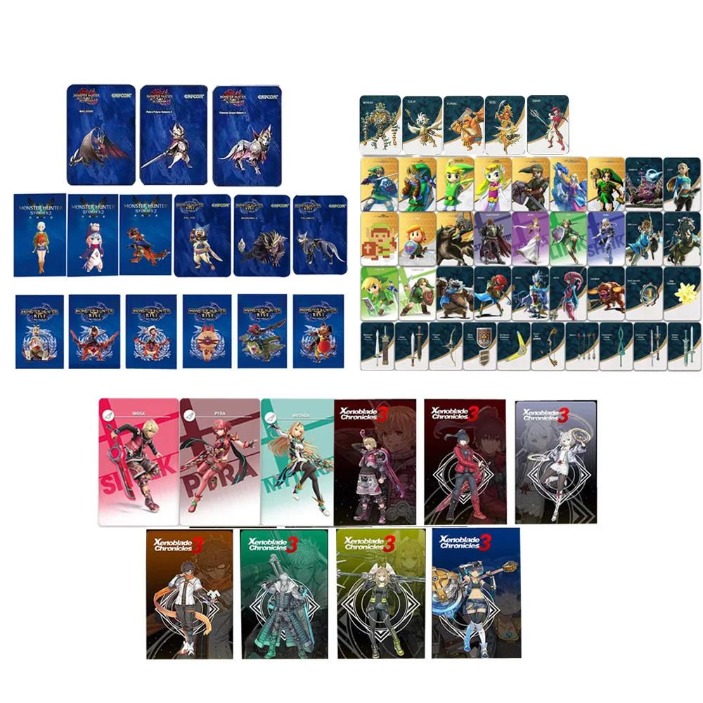 

New mineru sidon riju Breath of the Wild zeldaes Tears of the Kingdom card Metroid 5 Game Collection Card for Switch
