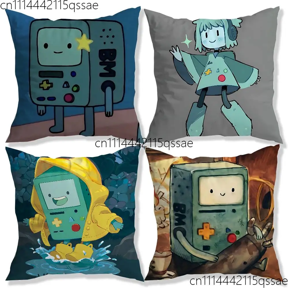 Car Dial Light Disk-BMO Pillow case Printed Polyester Throw Pillow Cover Decorative Sofa Cushion Pillowslip Home Decor