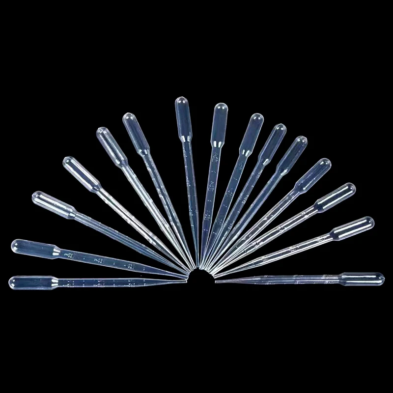 100pcs Laboratory Pipette Disposable Transfer Pipettes Makeup Tools Dropper Clear Experiment Supplies For Lab