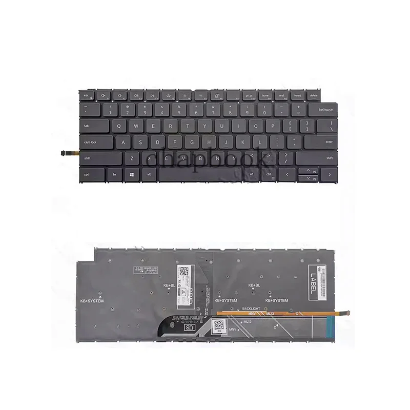 Imagem -06 - Teclado dos Eua para Dell Inspiron em 14 7420 7430 7415 7425 14 Plus 16 5620 7620 P171g001