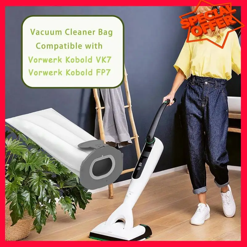 

- Мешки для пылесоса ESPTR для Vorwerk Kobold VK7 FP7, фильтр-мешки для беспроводного пылесоса Kobold VK7, упаковка из 20 шт.