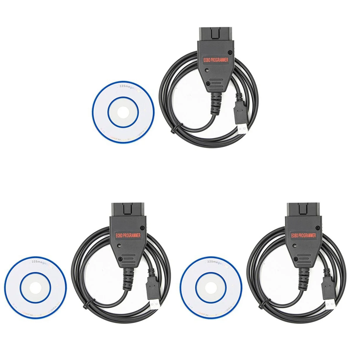 

3pcs Eobd2 Flasher Galletto 1260 Cable Auto Chip Tuning Interface Remap Flasher Programmer Tool