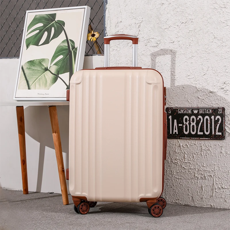 سعة كبيرة 20-26 بوصة حقيبة أمتعة محمولة حقيبة سفر مصنوعة من مادة ABS الجديدة للسفر حقائب السفر #5