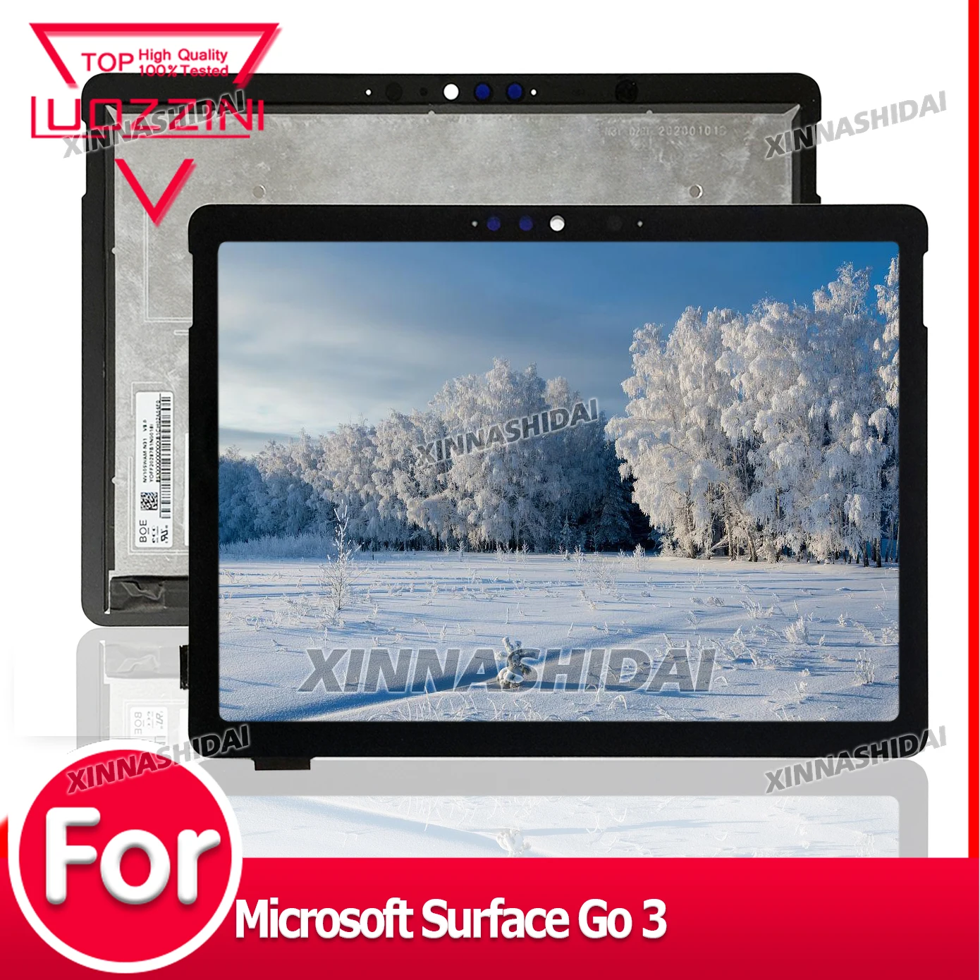 

Суперкачественный ЖК-дисплей с сенсорным экраном для Microsoft Surface Go 3 (модели 1901, 1926, 1927) — Стеклянная панель для ремонта, запчасти для сборки ЖК-дисплея