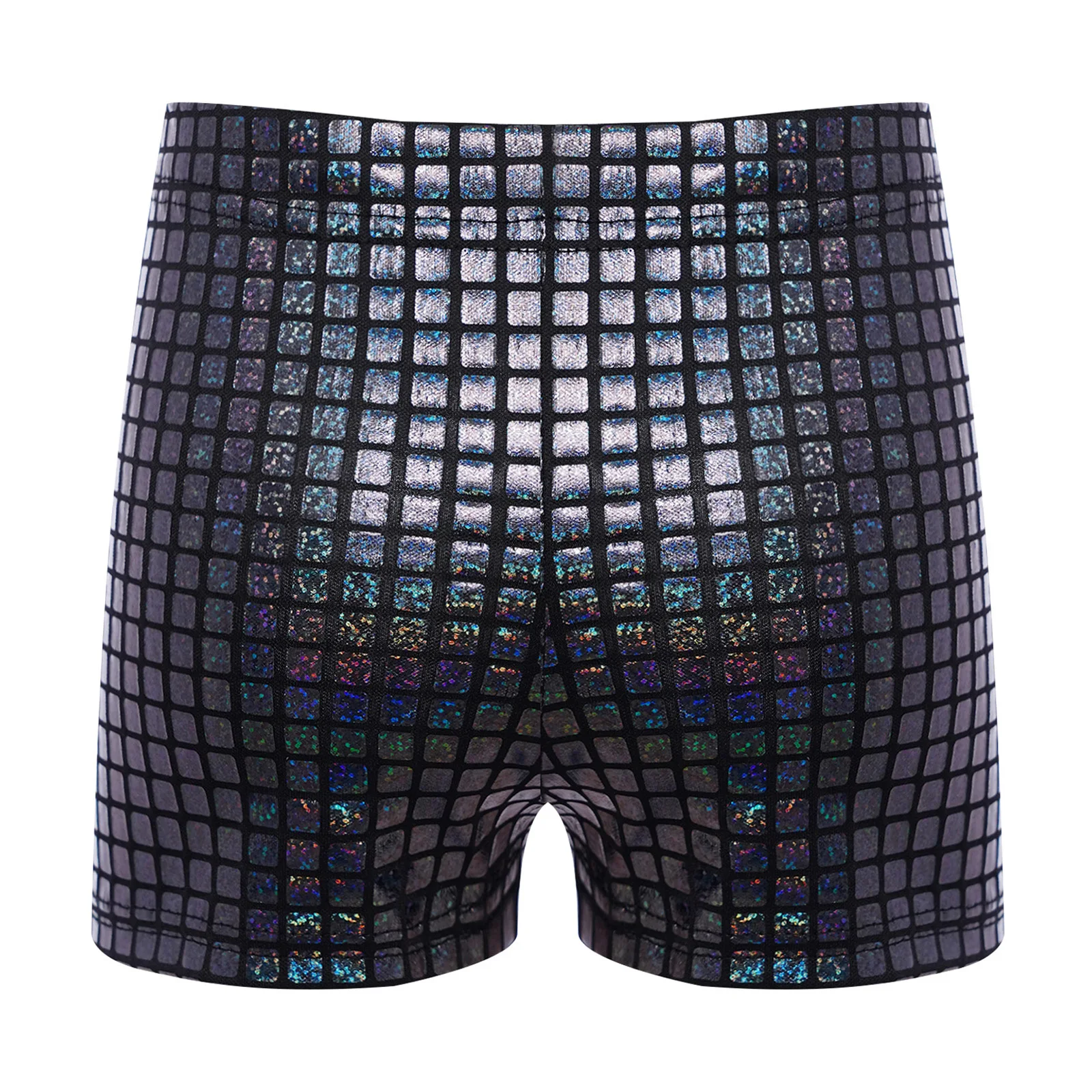 أطفال بنين بنات سراويل بوكسر الجاز ديسكو موضوع أداء الحفلات زي معدني منقوشة حزام مطاط السراويل ملابس الأطفال