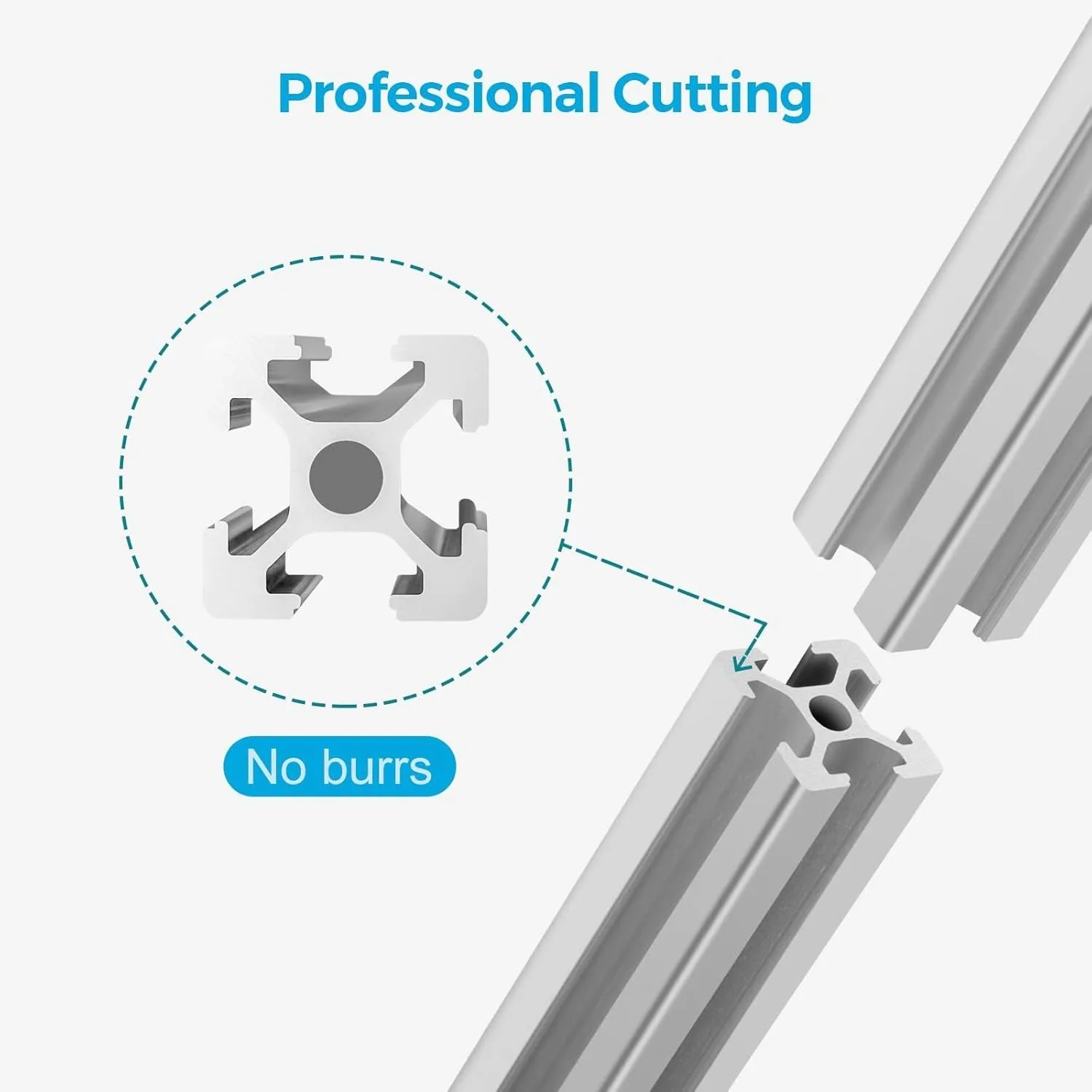 4 szt. 2020 profil wytłaczany aluminium T-Slot 20x20mm europejski standard anodowana szyna liniowa do części drukarki 3D DIY srebrny czarny