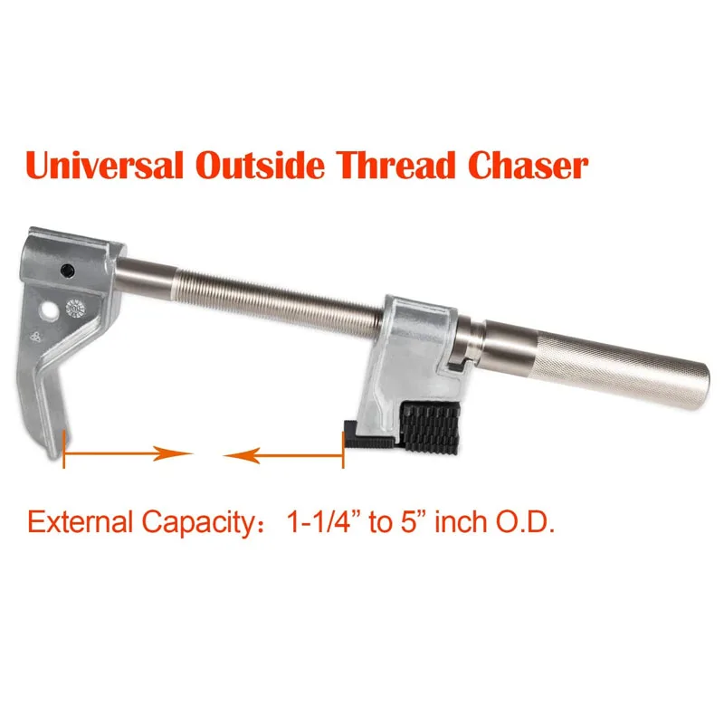 7402 Universal Outside Thread Chaser Replace OTC 7402 External Thread Repair Tool Use for 1-1/4” to 5” OD