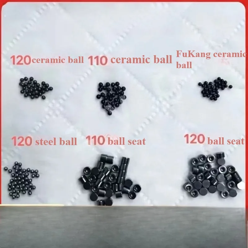 CRIN Injector Rebuild Kit, Valve Ball Seat & Ceramic Steel Ball Repair Parts, F00VC99001 F00VC99002