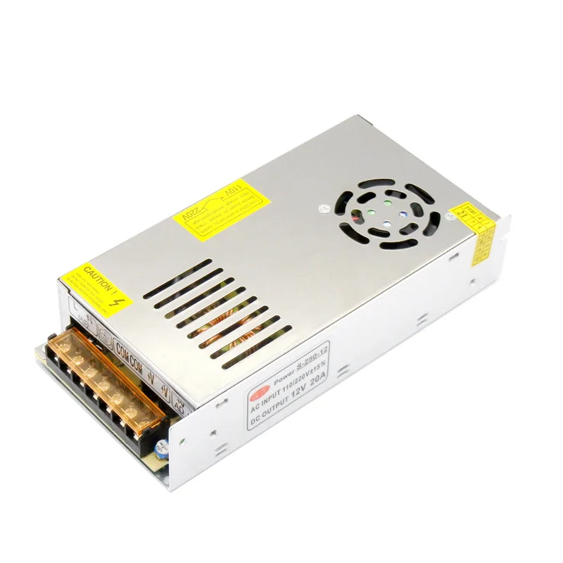 12V 20A 250W 25A 300W Regulated Switching Power Supply 110v 220v AC DC Transformer For Security Surveillance Camera SMPS