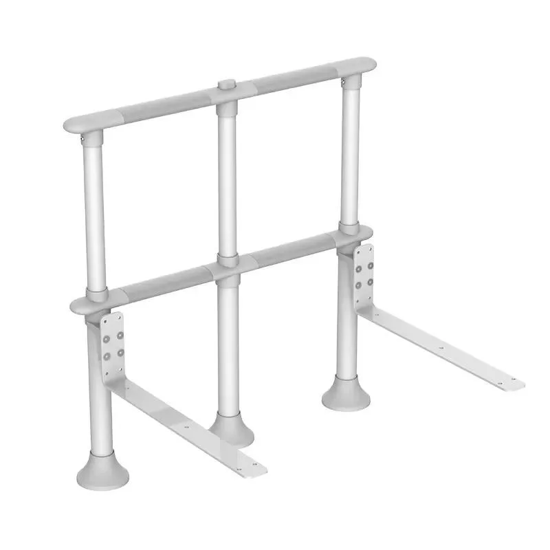 Modern Floor to Ceiling Adjustable Bed Rail No Drilling Installation Height Adjustable Non Slip Bedside Bracket for Elderly