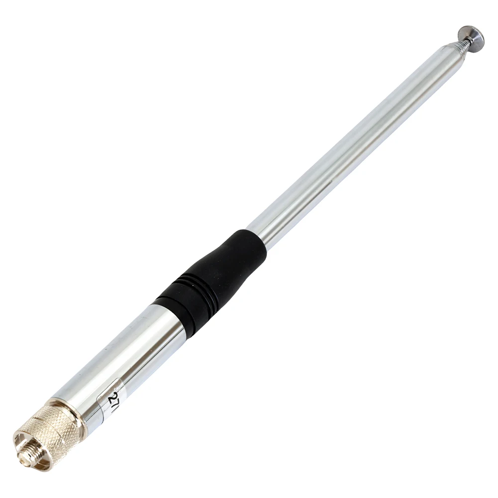 27MHz Telescopic/Rod HT Antennas SMA Female 23cm-130cm Telescopic CB Antenna 2.15dB High Gain for CB Handheld/Portable Radio