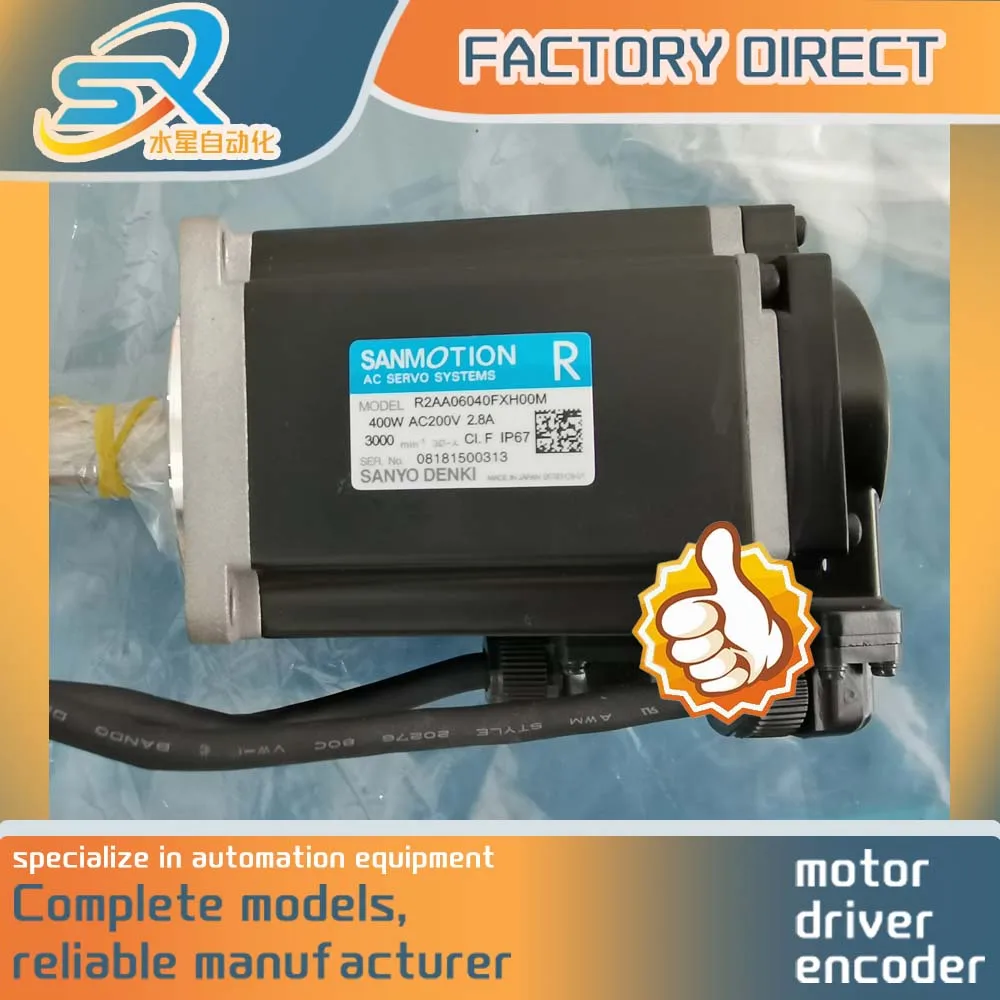 

AC Servo Motor For Robotics R2AA06040FXH00M 400w Quality assurance and reliable procurement with warranty