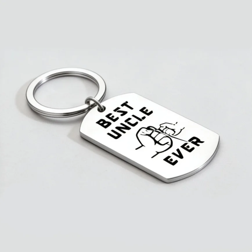uncle keychain Only the Best Brothers Get Promoted to Uncle Keychain Ring Father s Day Present for Uncle Brother DIY Custom