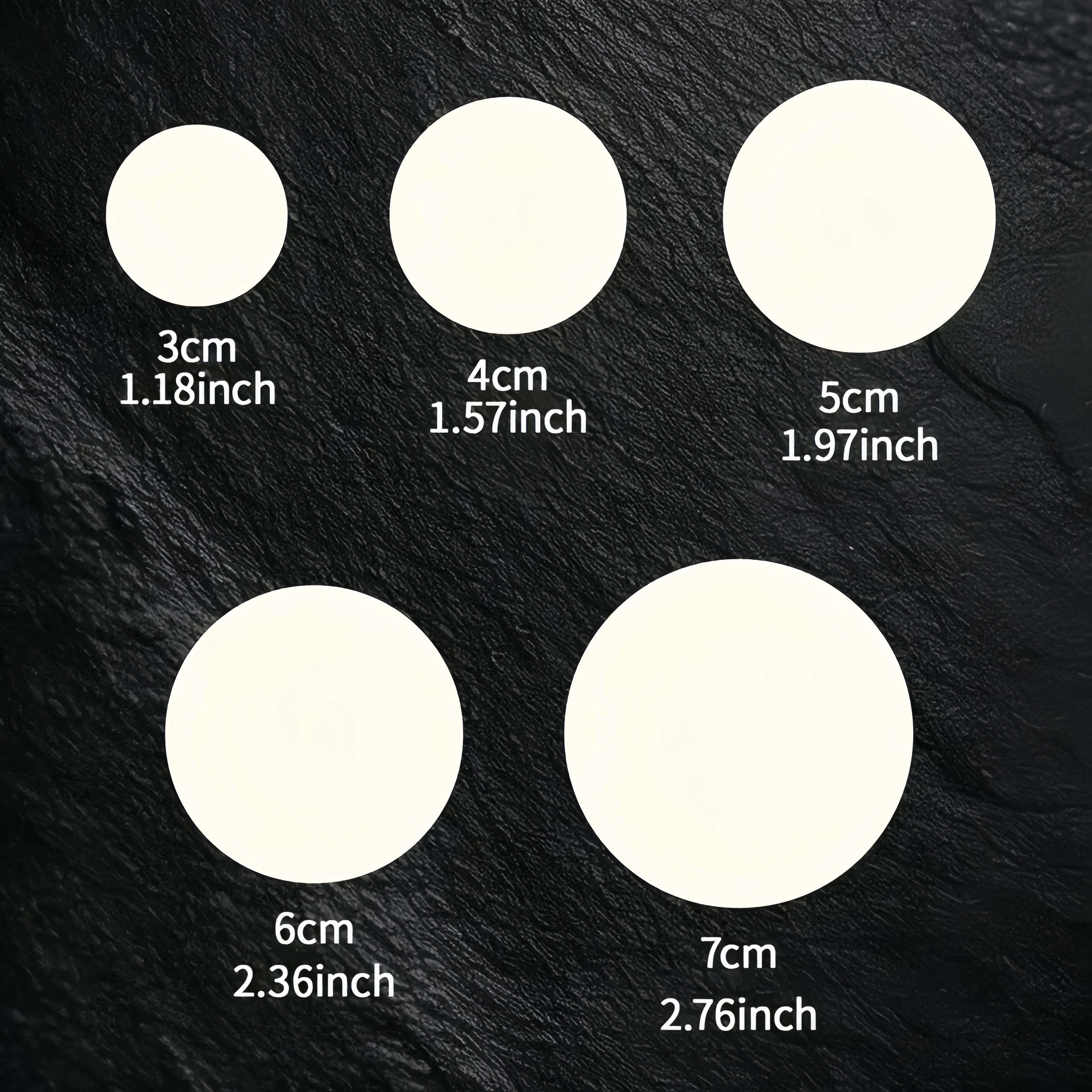 50/100 قطعة من الملصقات الدائرية الشفافة المخصصة - قابلة للتخصيص وفقًا لأي تصميم، صندوق هدايا لتغليف الشركة
