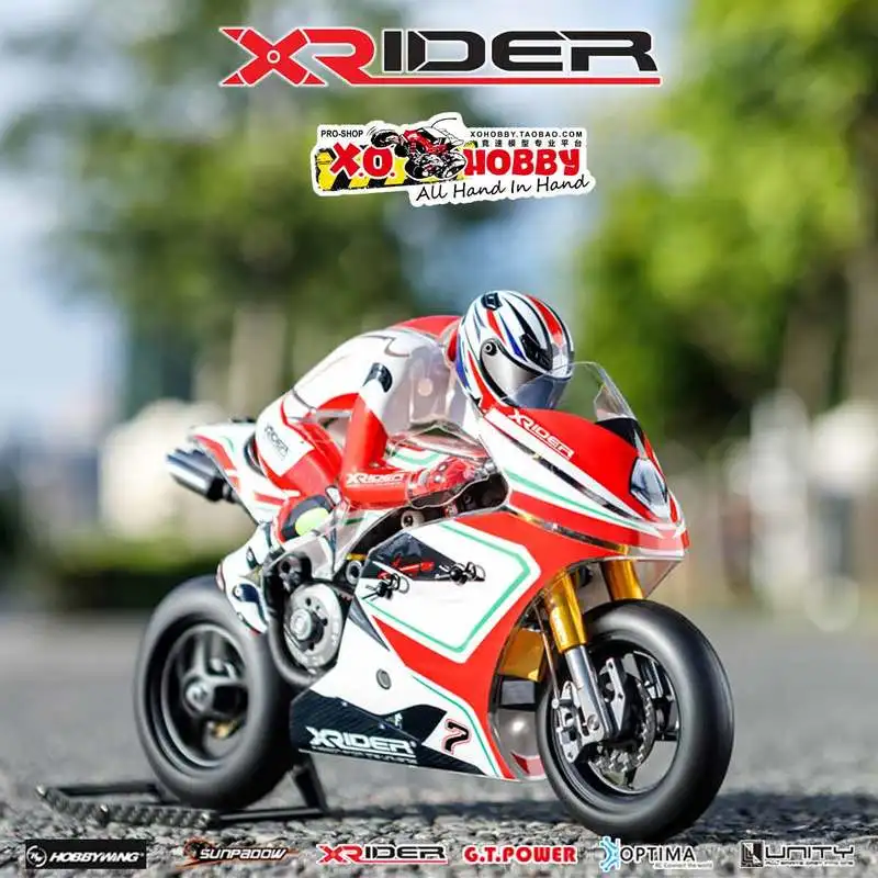 1/8 Rc Xrider Saturn7 7th Anniversary Edition Single Rocker Remote Control Motorcycle Model Arr Edition Motorcycle Toy Gift