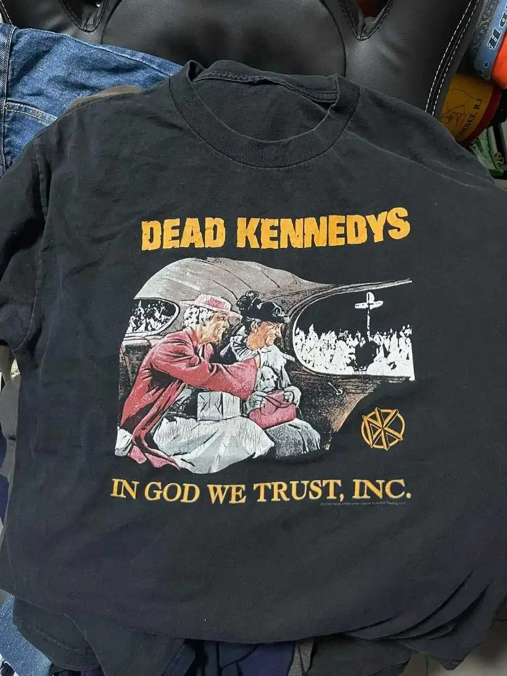 Dead Kennedys Vintage T Shirt Dead Kennedys In God We Trust Reprint AN35334