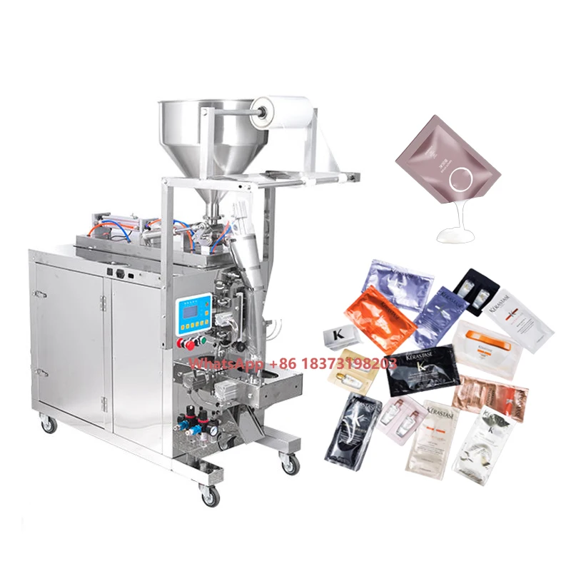 

Small Automatic Pneumatic Shampoo Cooking Oil Sachet Packing Packaging Machine