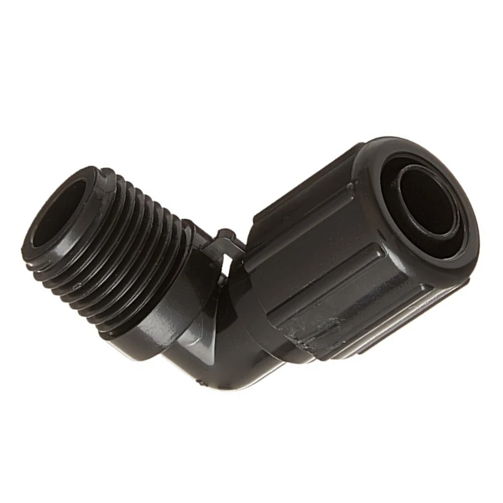 For Pentair R172272 Compatible 90 Degree Tube Fitting 12 inch NPT for Rainbow For Pool Spa Feeder Replacement Black