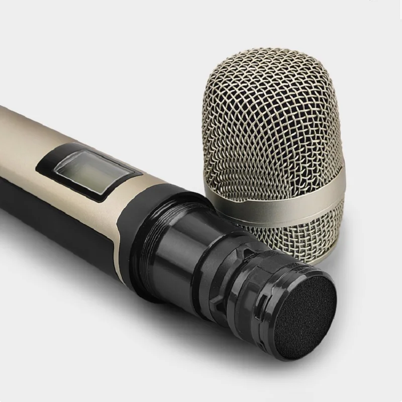 Professional Wireless Microphone UHF Adjustable Frequency Plug‑and‑Play Mic for Karaoke Stage Party Speaker Mixer Amplifier - view 5
