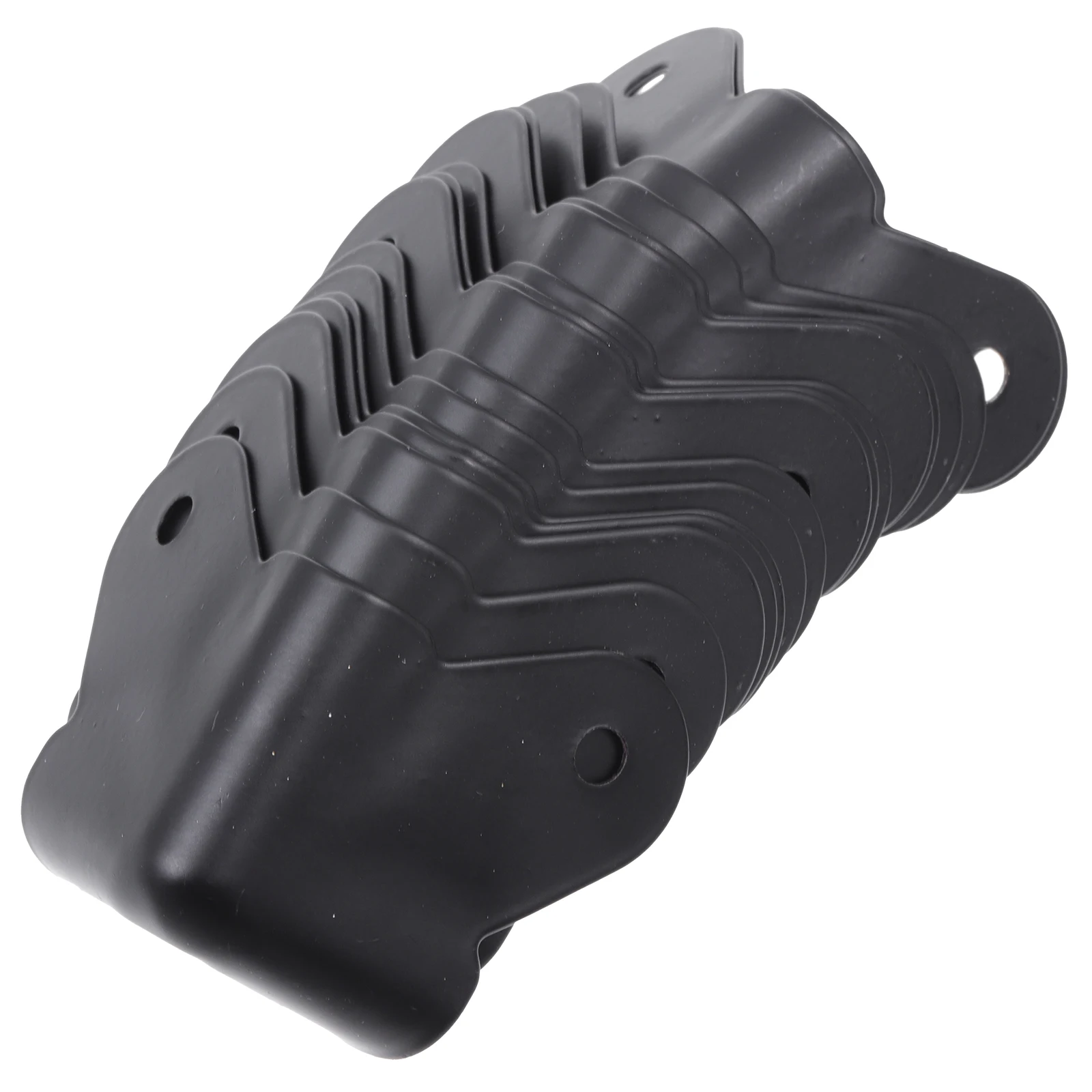 

20 Pcs Black Iron Speaker Corner Protectors Anti Collision Cabinet Furniture Guard Durable Safe Stage Protection Baby Safety
