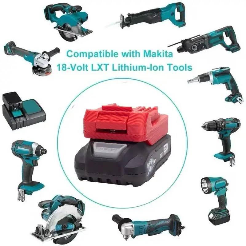 Battery Adapter for Aldi Ferrex Active Energy To Ryobi / Parkside / Makita / Bosch 18V -20V Power Tools (Converter Only)