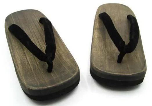 Summer Slipper Clogs Women\'s Slippers Japanese Geta Wooden and Rubber Flip-flops Slippers for size 36/37/38