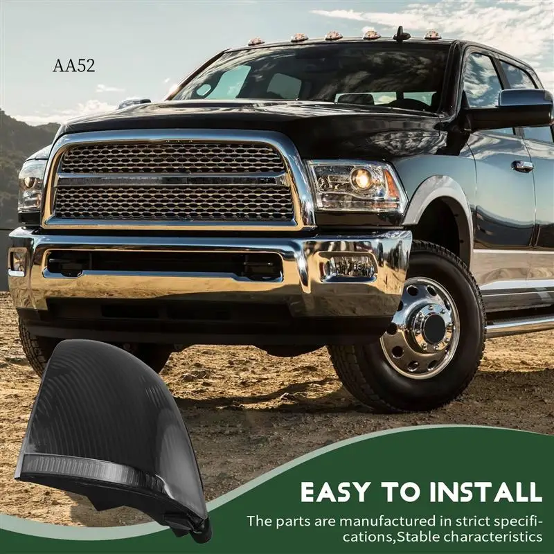 

AS-Car Wing Side Rear View Mirror Lamp Turn Signal Light Indicator For Dodge Ram 1500 2500 2009-2013