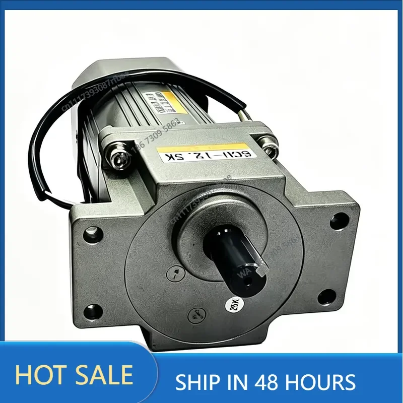 120W 380V AC Three-Phase Shaft Diameter 12mm/15mm 5GU Gearbox AC Gear Motor Standard Version / Flange‑mounted Version
