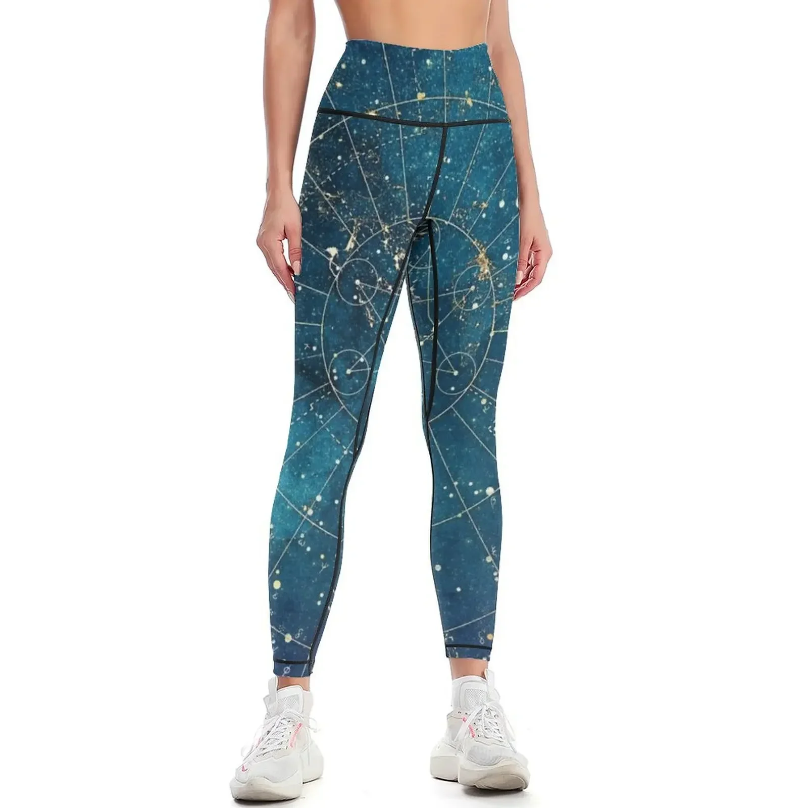 

Star Map :: City Lights Leggings Women's tights Sweatpants active wear sport legging Womens Leggings