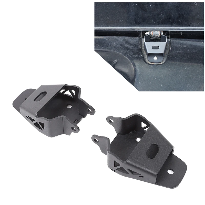

Carbon Steel Car Vehicle Engine Hood Hinge Cover Led Light Pod Mount Bracket For Land Rover Defender 2004-2018 Car Accessories